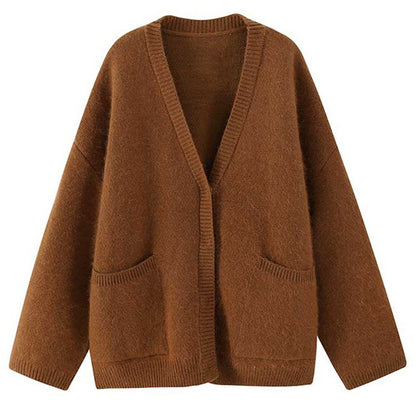 Vintage Knitted Cardigan Sweaters for Women