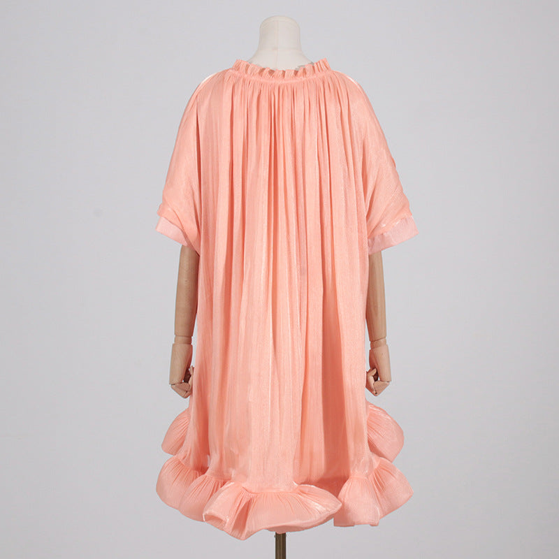 Luxury Designed Ruffled Short Dresses