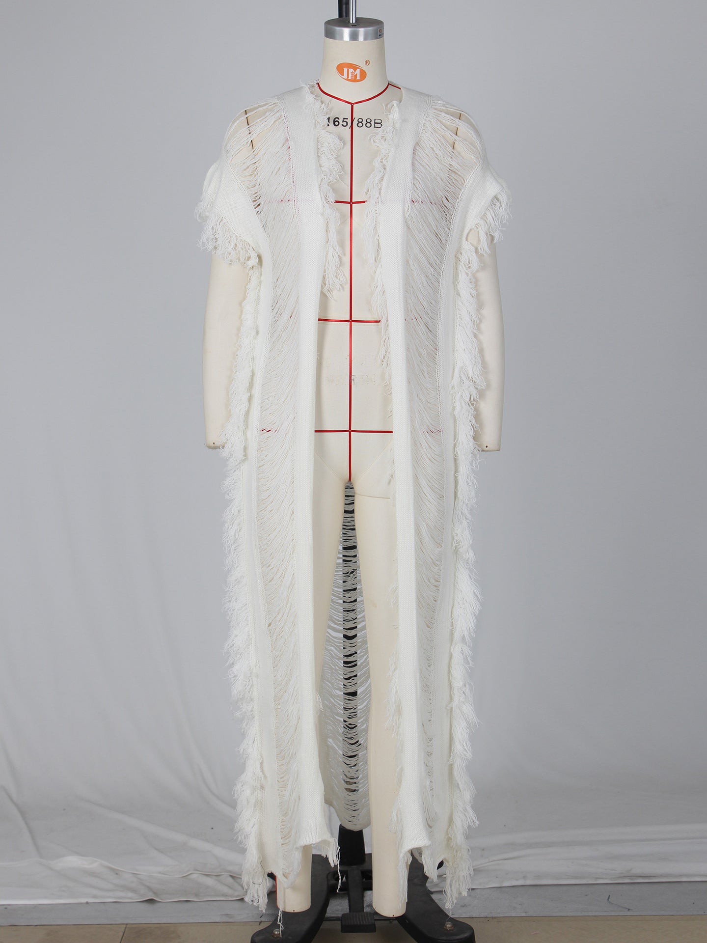 Fashion Tassels Knitted Hollow Out Women Coats