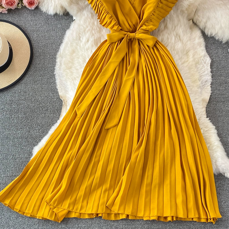 Elegant V Neck Women Long Dresses