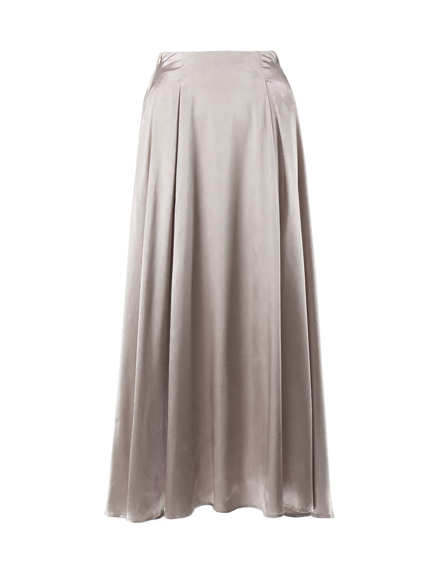 Fashion Satin High Waist Summer Skirts