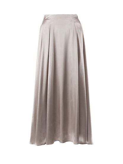 Fashion Satin High Waist Summer Skirts