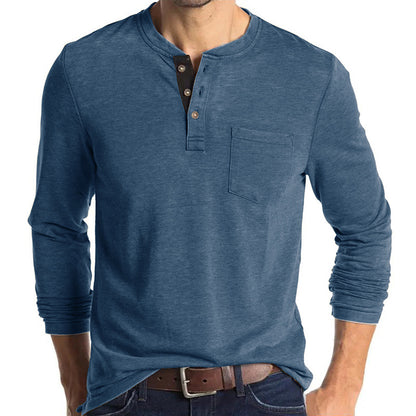 Casual Round Neck Long Sleeves T Shirts