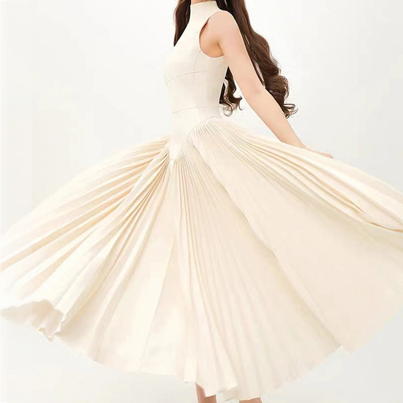 Elegant Round Neck Sleeveless A Line Dresses
