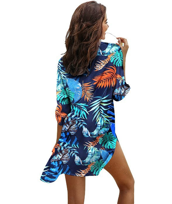 Summer Beach Chiffon Bikini Shirts