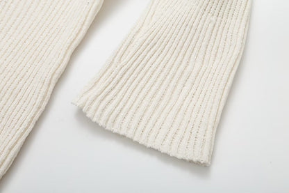 Fashion Long Sleeves Short Knitted Dresses