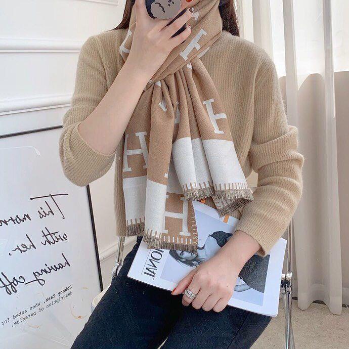 H Letter Winter Scarves