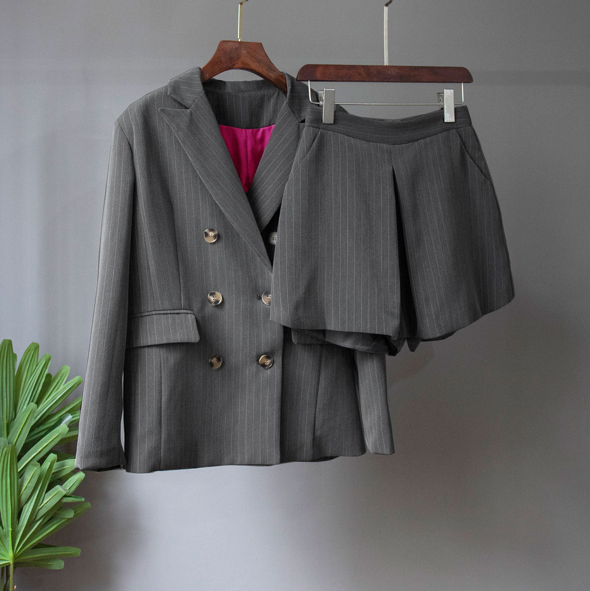 Luxury Women Blazer Coats & Short Skirts Suits