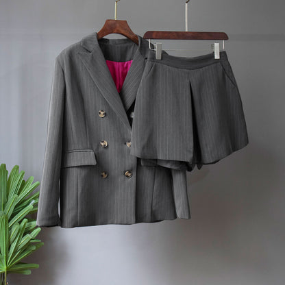 Luxury Women Blazer Coats & Short Skirts Suits