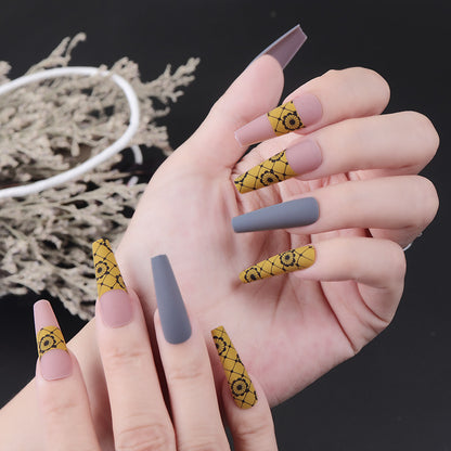 Fashion Detachable Extra Long Press on Nails