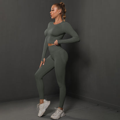 Fashion Simple Style Sports Yoga Suits for Women
