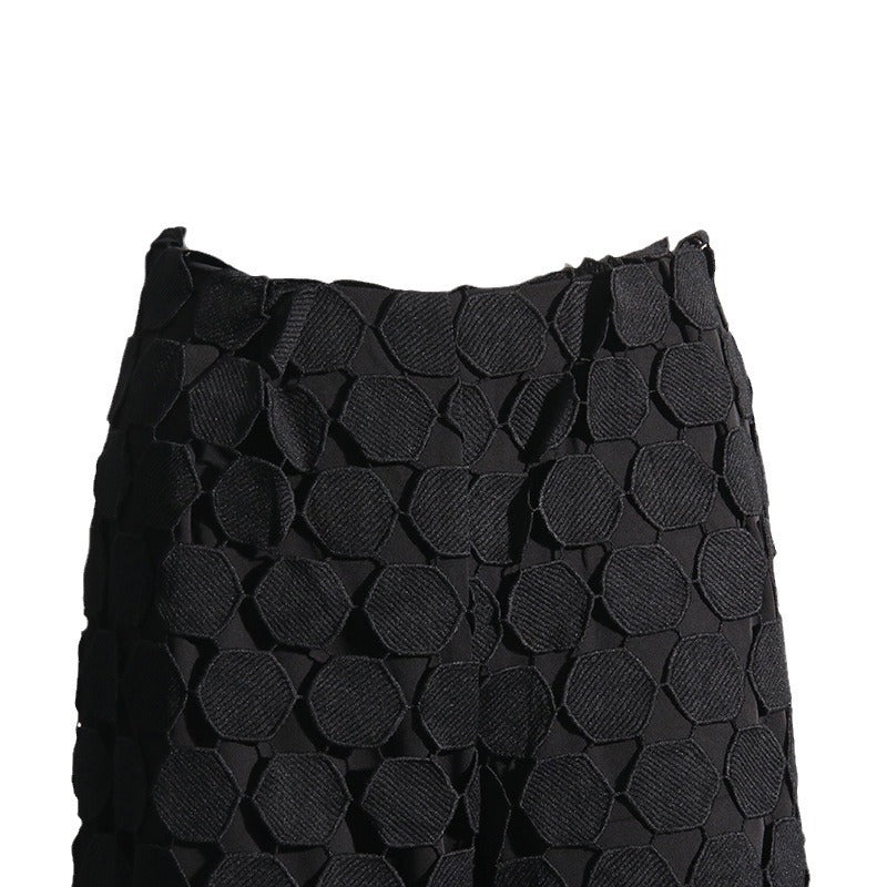 Designed Fashion Round Shaped Wide Legs Pants