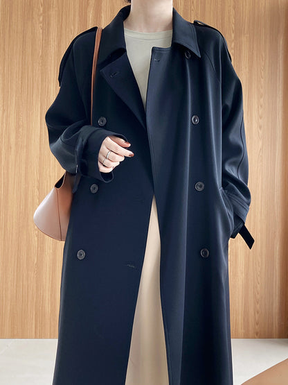 Fashion Loose Long Trench Coats for Women
