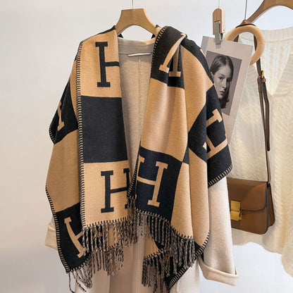 H Design Winter Warm Scarves Shawl