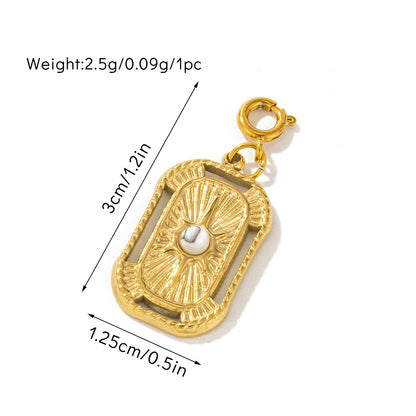 Designed Fashion Square Round Shaped Pendant & Chains an for Women