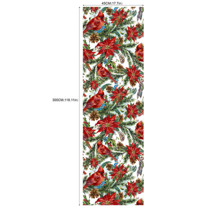 Environmental Friendly Self-adhesive Christmas Wallpaper