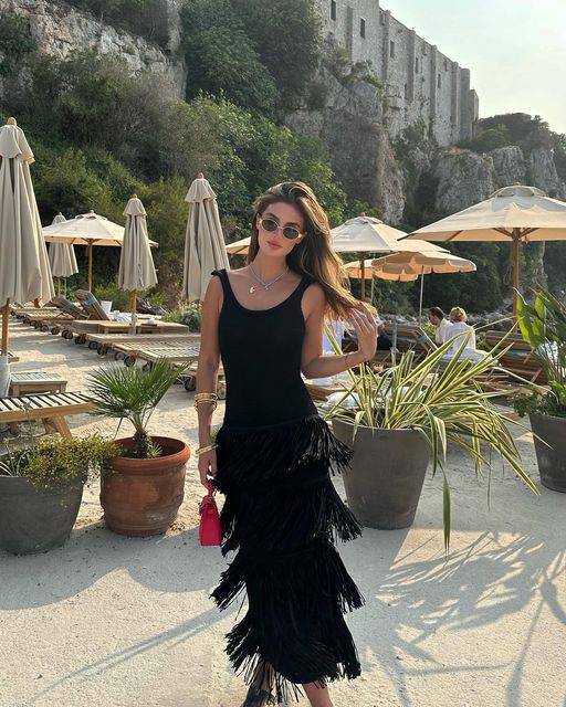 Summer Tassels Sexy Spaghetti Straps Dresses