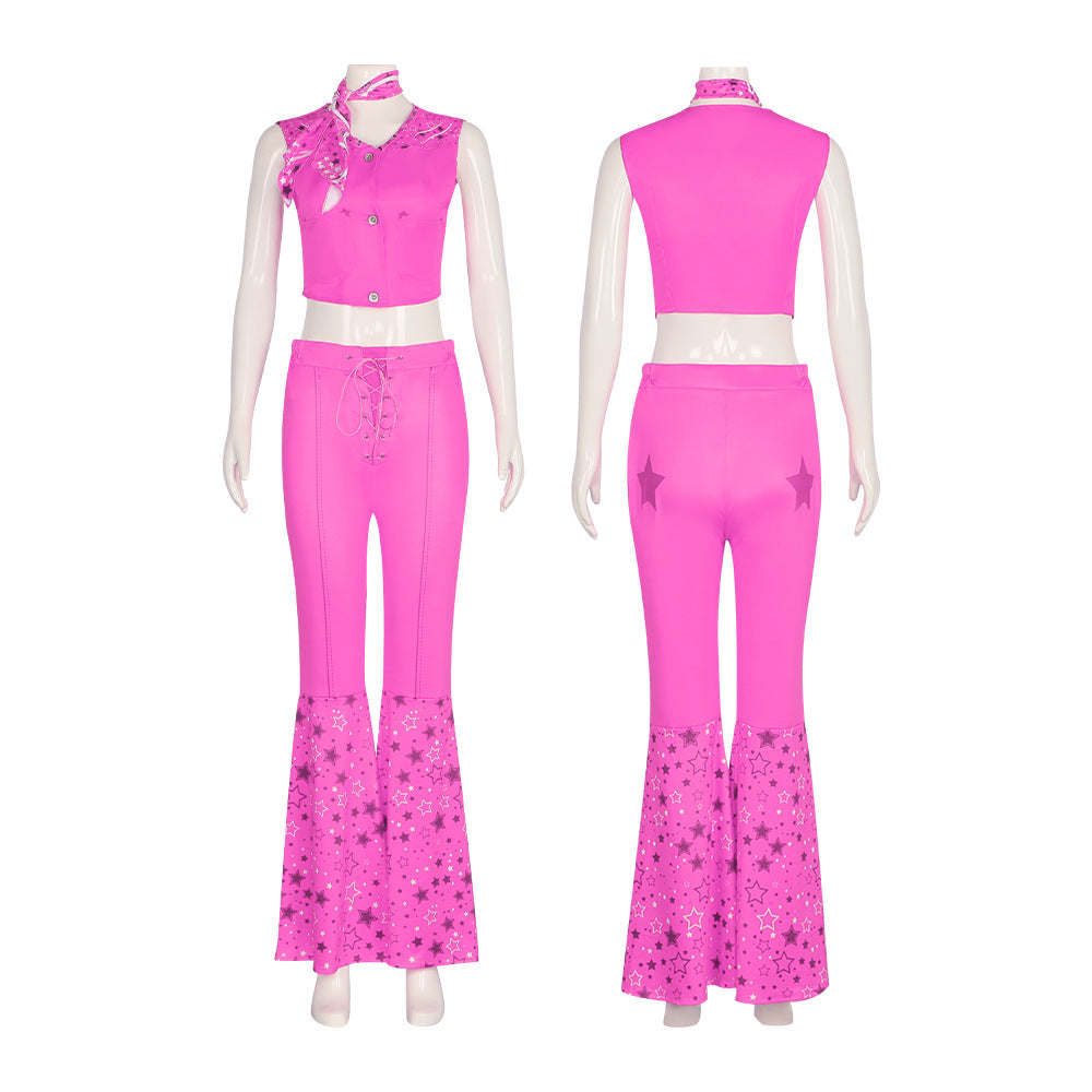 Barbie 2023 Film Barbie Two Pieces Cosplay Costume 0619