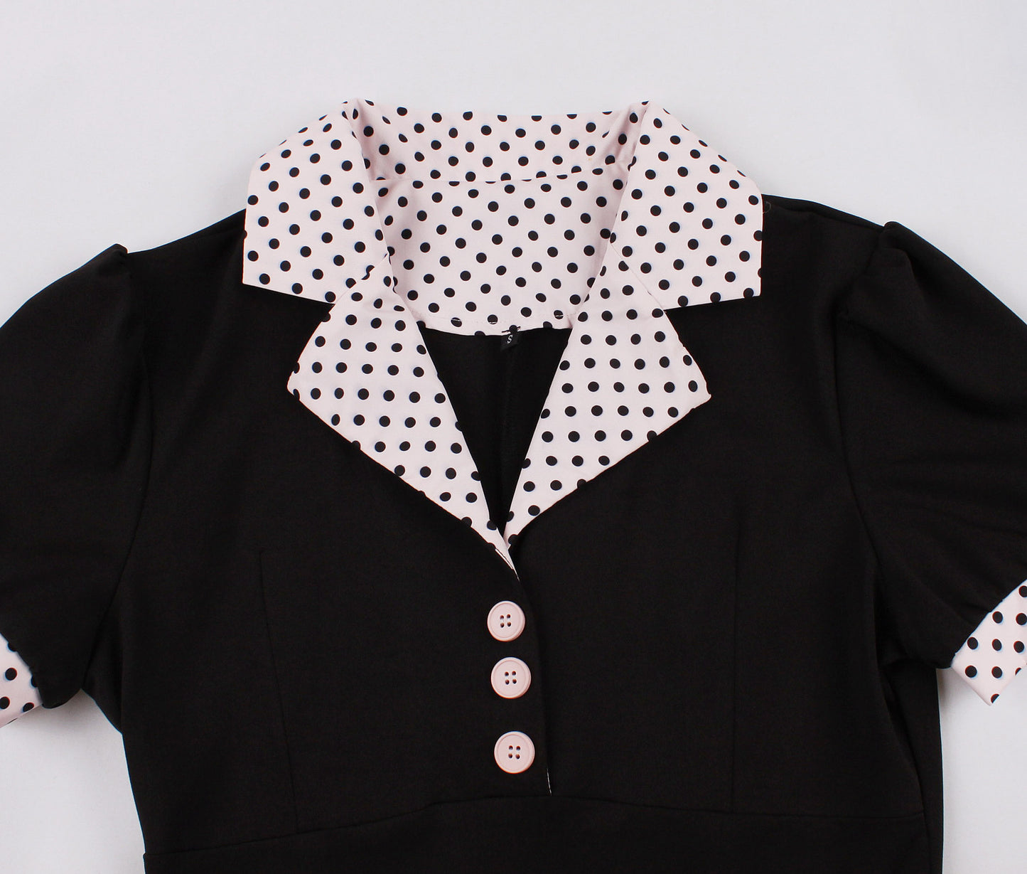 Vintage Polk Dot Short Sleeves Dresses