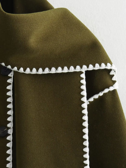 Fashion Women Nylon Coats with Scarves