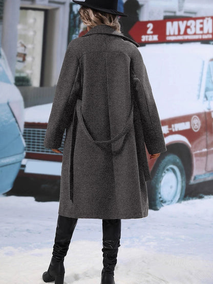 Fashion Women Midi Length Winter Coats
