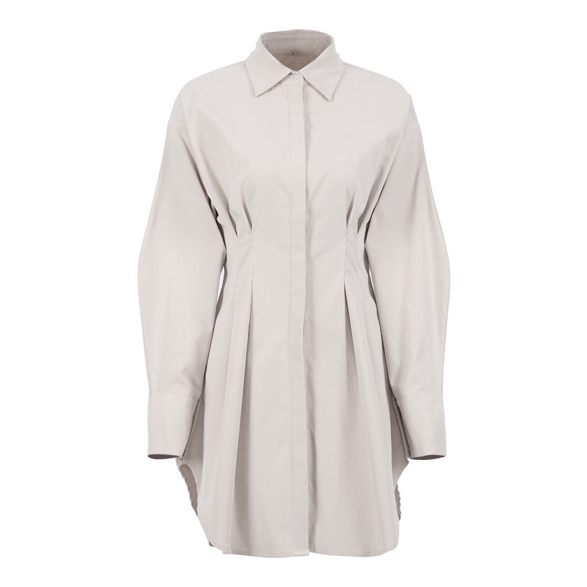 Vintage Women Long Sleeves Mini Dresses