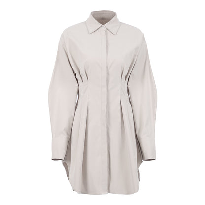 Vintage Women Long Sleeves Mini Dresses