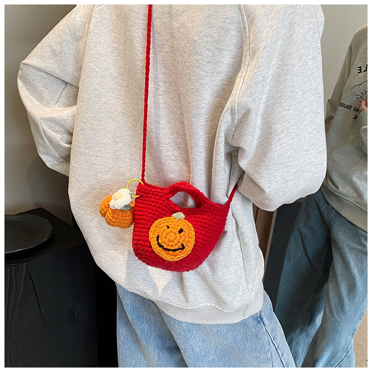Merry Christmas Santa Claus Handmade Crochet Bags