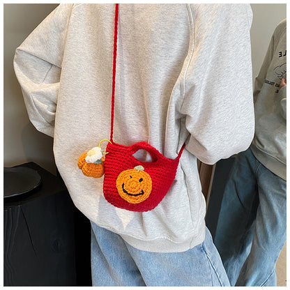 Merry Christmas Santa Claus Handmade Crochet Bags
