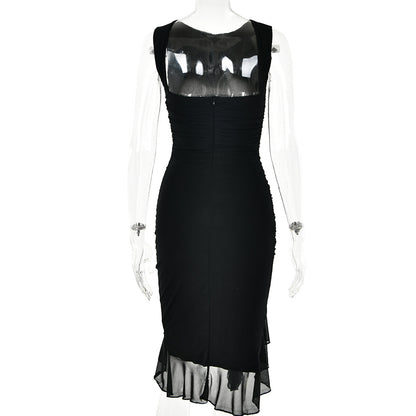 Sexy One Shoulder Summer Sleeves Sheath Dresses
