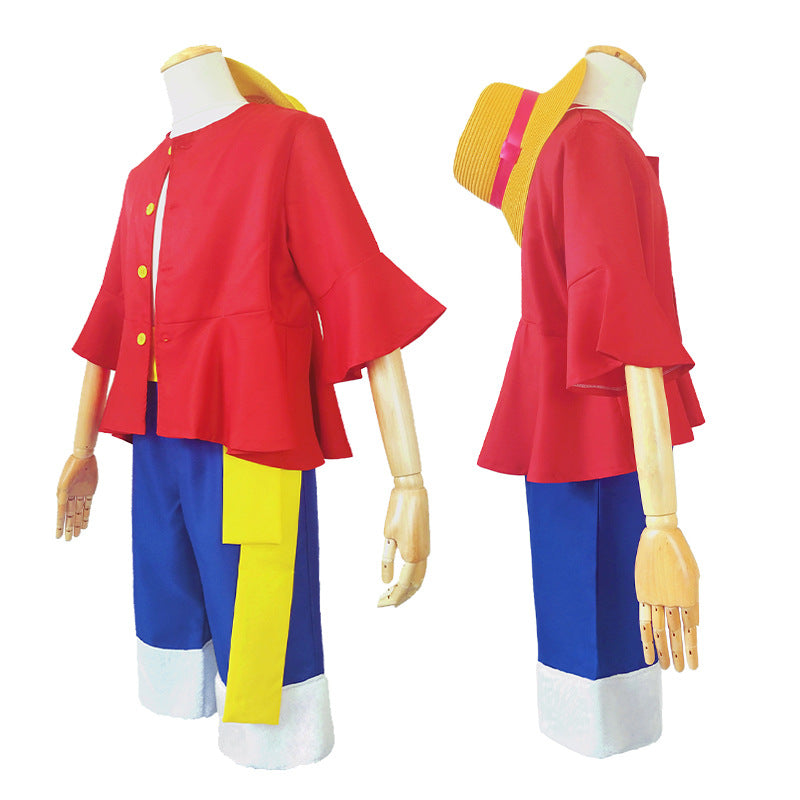 Anime One Piece COS The Second Generation Luffy Cosplay Costume