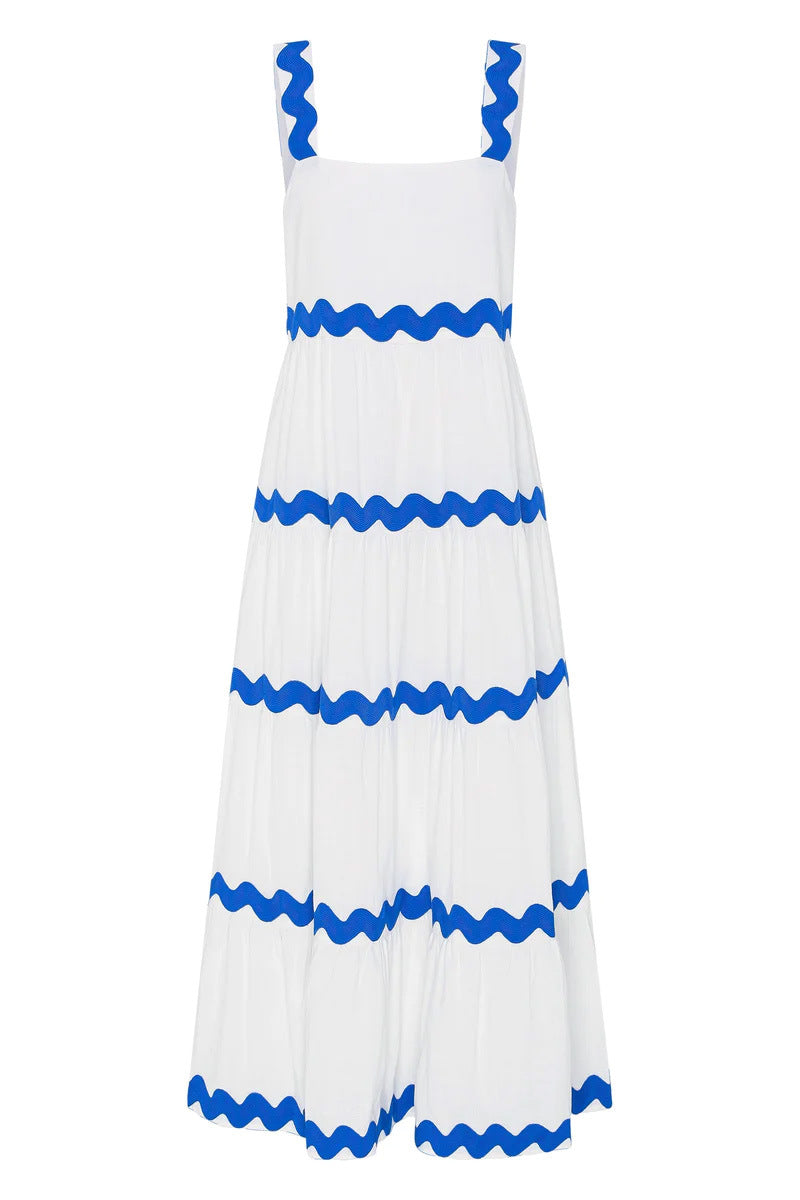 Designed Strapless Summer Long Dresses