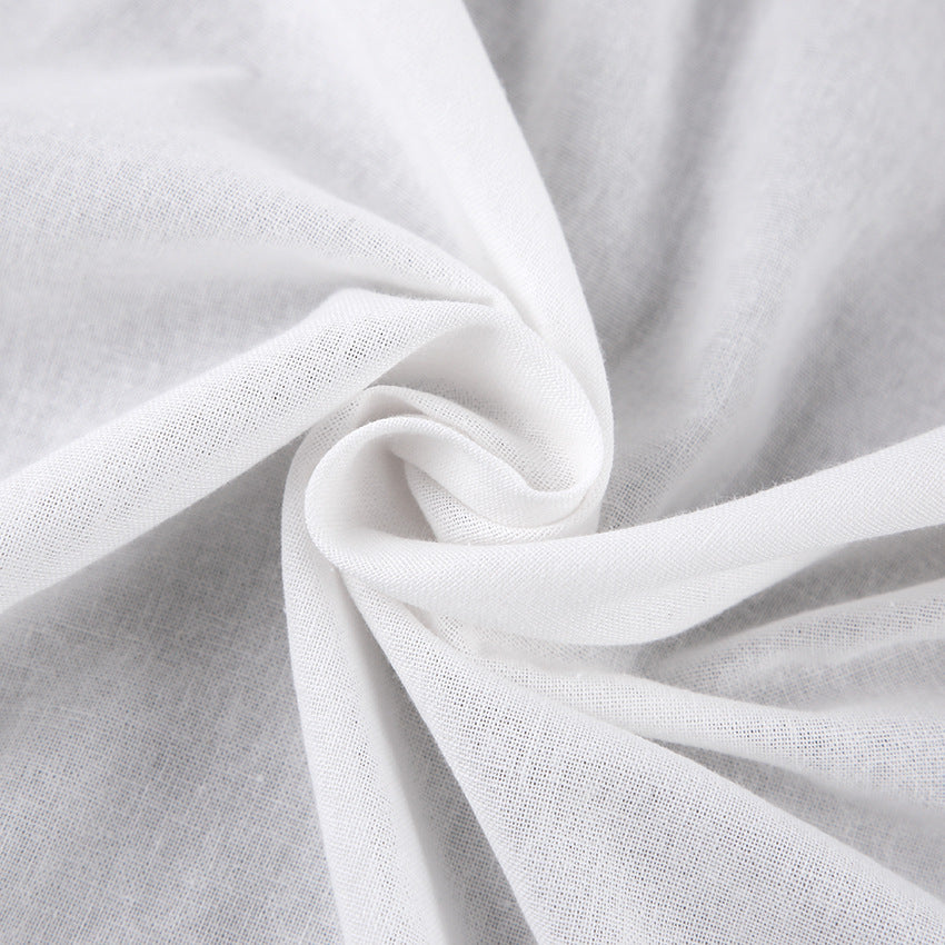 Summer Cotton Long Sleeves Shirts and Shorts Suits