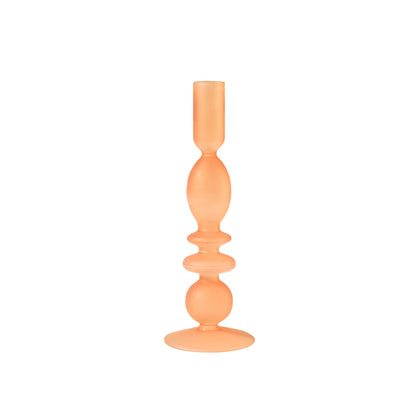 Nordic Matte Glass Candle Holders Home Decoration Candlestick Birthday Candle Holder Dining Table Decoration Candle Home Decore