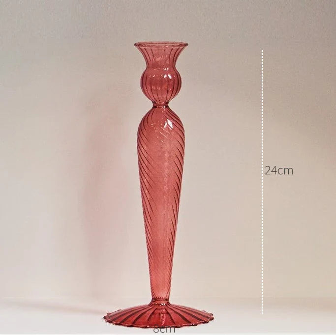 Decorative Candle Holders Nordic Taper Candlestick Stand for Home Wedding Decoration Party Vase Table Centerpiece Couple Gift