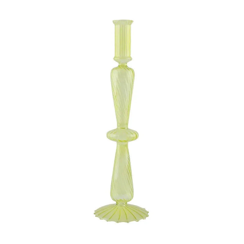 Glass Candle Holders Nordic Decor Taper Candle Holder Candlesticks for Home Wedding Room Decoration Party Vase Home Decor