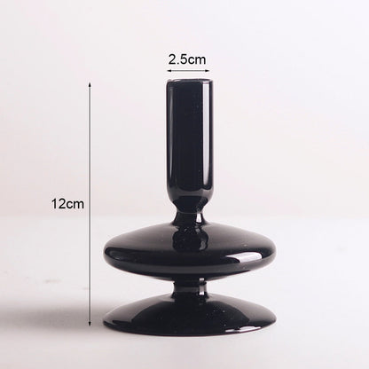 Romantic Glass Candle holder candlelight dinner Nordic Candlestick Wedding centerpieces  Birthday living room home decor