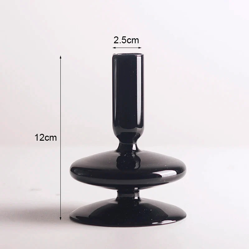 Romantic Glass Candle holder candlelight dinner Nordic Candlestick Wedding centerpieces Bougeoir Birthday living room home decor