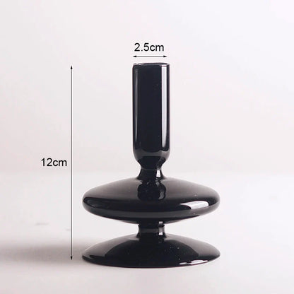 Romantic Glass Candle holder candlelight dinner Nordic Candlestick Wedding centerpieces Bougeoir Birthday living room home decor