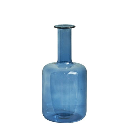 1pc Modern Decorative Bud Vase Flower Vases Nordic Vase Office Bedroom Bottle Vase Candlestick Holder Glass Vase for Home Decor