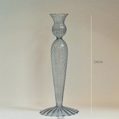 Decorative Candle Holders Nordic Taper Candlestick Stand for Home Wedding Decoration Party Vase Table Centerpiece Couple Gift