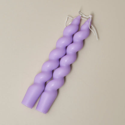 2pc Spiral Candles Scented Candle Decorative Candles Taper Candles Home Decor Wedding Decoration Centerpieces Candlestick Gift