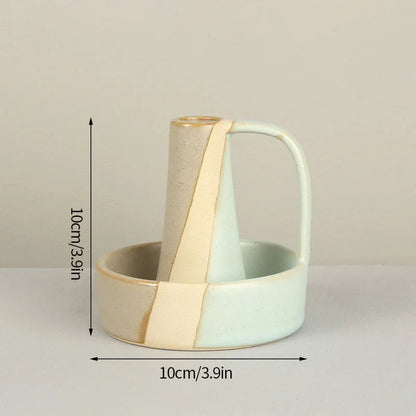 Ceramic Candlestick Nordic Candle Holder Candlestick Candle Home Decoration Candle Holders Wedding Decoration
