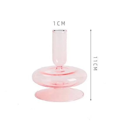 Creative Morocco Candlestick Glass Decorative Candlestick Holder Window Display Home Decoration accessories Wedding Table