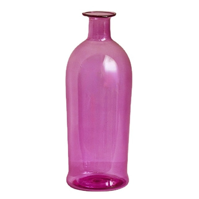 1pc Modern Decorative Bud Vase Flower Vases Nordic Vase Office Bedroom Bottle Vase Candlestick Holder Glass Vase for Home Decor