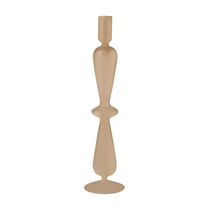 Nordic Matte Glass Candle Holders Home Decoration Candlestick Birthday Candle Holder Dining Table Decoration Candle Home Decore