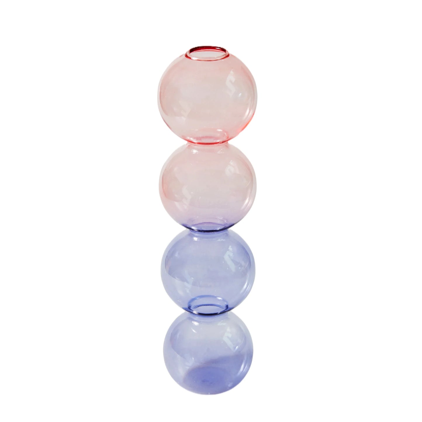 Lilac Candle Holders Glass Candlestick holder for Wedding Table Centerpieces Nordic Vase Home Decoration Gift