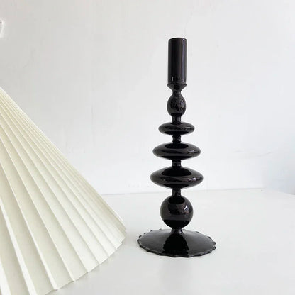Creative Morocco Candlestick Glass Decorative Candlestick Holder Window Display Home Decoration accessories Wedding Table