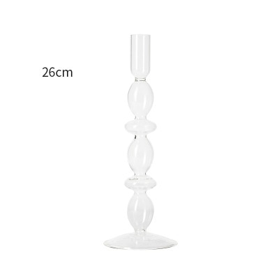European Candle Holder Glass Candlestick Home Decoration Wedding Decoration Candle Stick Holder Nordic Home Decor