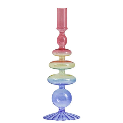 Candlestick Holder Glass Candle Holder for Candlestick Dinner Party Wedding Centerpieces Table Decoration Home Decor